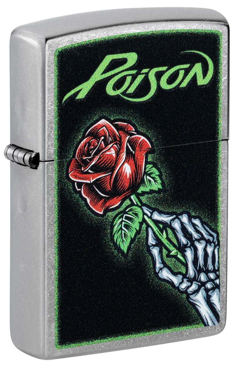 Encendedor Zippo Cromo Poison Rosa 46593