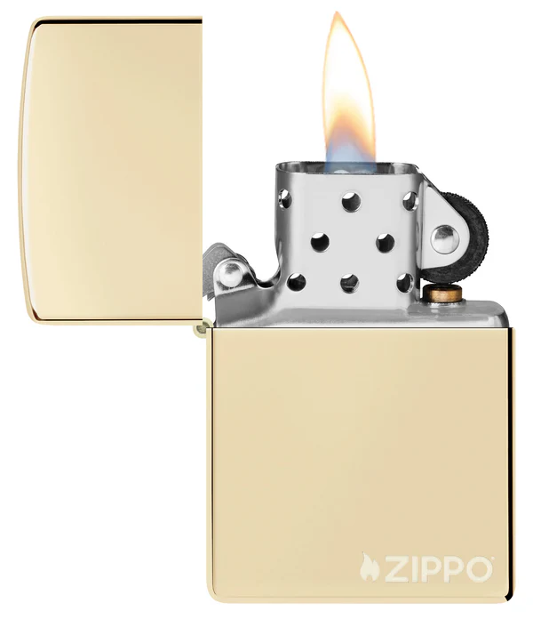 Encendedor Zippo Champaña Con Logo Cod 46682ZL