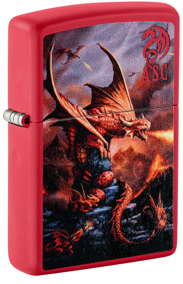 Encendedor Zippo Rojo Dragón Cod 46690