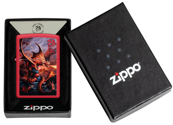 Encendedor Zippo Rojo Dragón Cod 46690