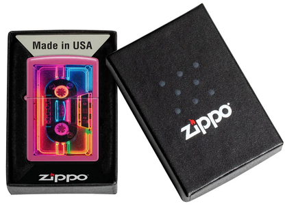 Encendedor Zippo Fucsia Casette Neón Cod 46693