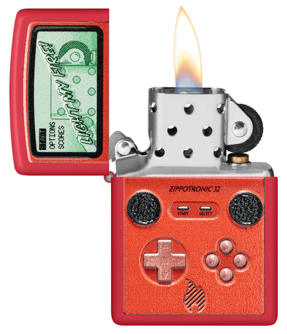 Encendedor Zippo Rojo Gamer Boy Cod 46700