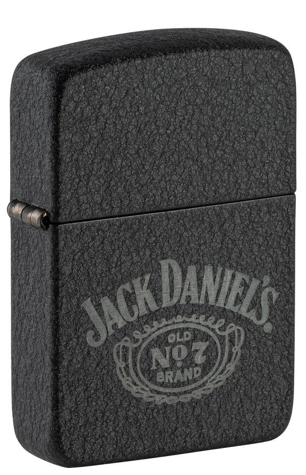 Encendedor Zippo Negro Craquelado Jack Daniels 1941 Cod 46796
