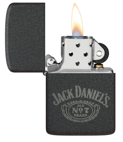 Encendedor Zippo Negro Craquelado Jack Daniels 1941 Cod 46796