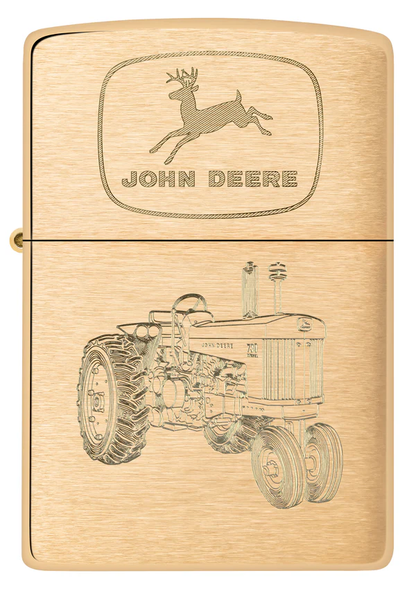 Encendedor Zippo Dorado Jhon Deere Tractor Cod 46798
