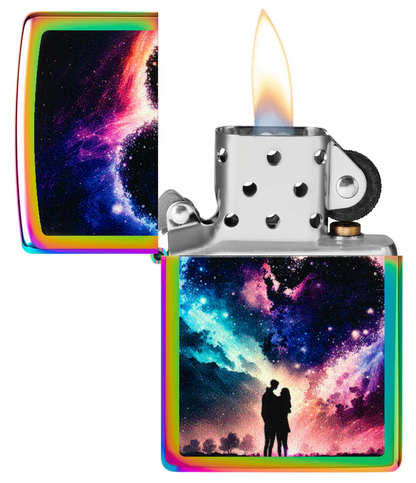 Encendedor Zippo Tornasol Amor Pareja Cod 46814