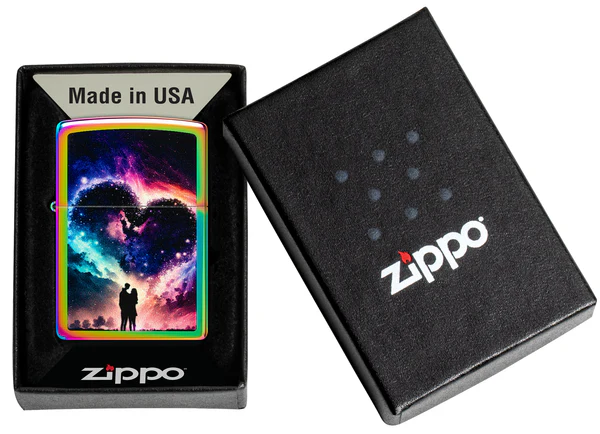 Encendedor Zippo Tornasol Amor Pareja Cod 46814