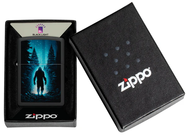 Encendedor Zippo Negro Bosque Noche Monstruo Cod 46819