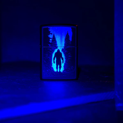 Encendedor Zippo Negro Bosque Noche Monstruo Cod 46819