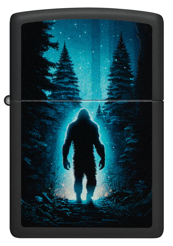 Encendedor Zippo Negro Bosque Noche Monstruo Cod 46819