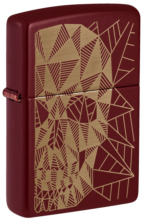 Encendedor Zippo Vino Tinto Calavera Cod 46835