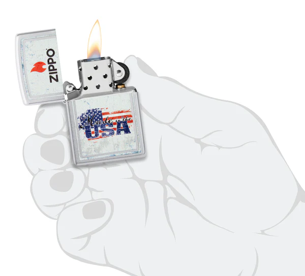 Encendedor Zippo Cromado Made In USA Cod 46843