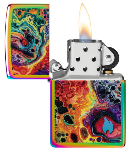 Encendedor Zippo Tornasol Magma Hipnotizante 46938