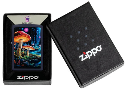 Encendedor Zippo Azul Mate Hongos 46947