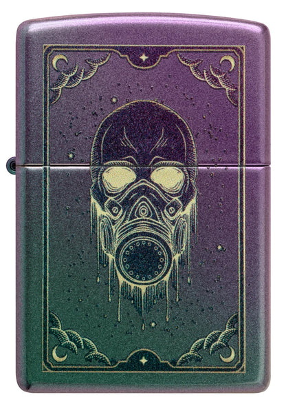 Encendedor Zippo Iridiscente Máscara De Gas 46953
