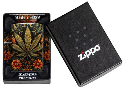 Encendedor Zippo 540 Cannabis Flores 47139