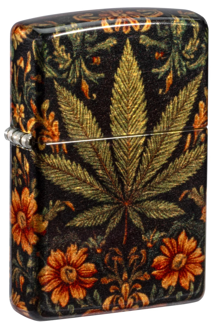 Encendedor Zippo 540 Cannabis Flores 47139