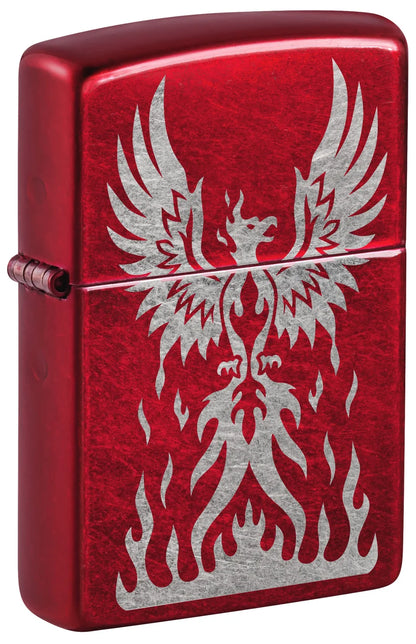 Encendedor Zippo Rojo Metalizado Fenix 47140