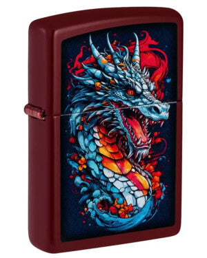 Encendedor Zippo Merlot Dragón Colores 47509