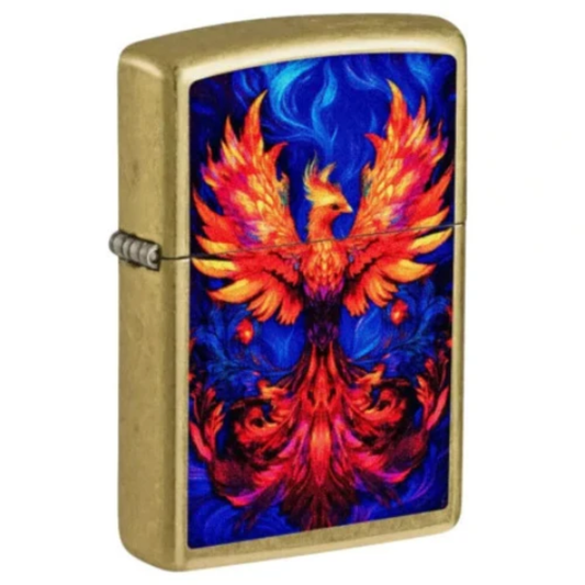Encendedor Zippo Dorado Street Ave Fénix 47514
