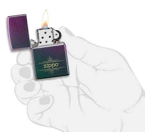 Encendedor Zippo Iridiscente Logo 48079