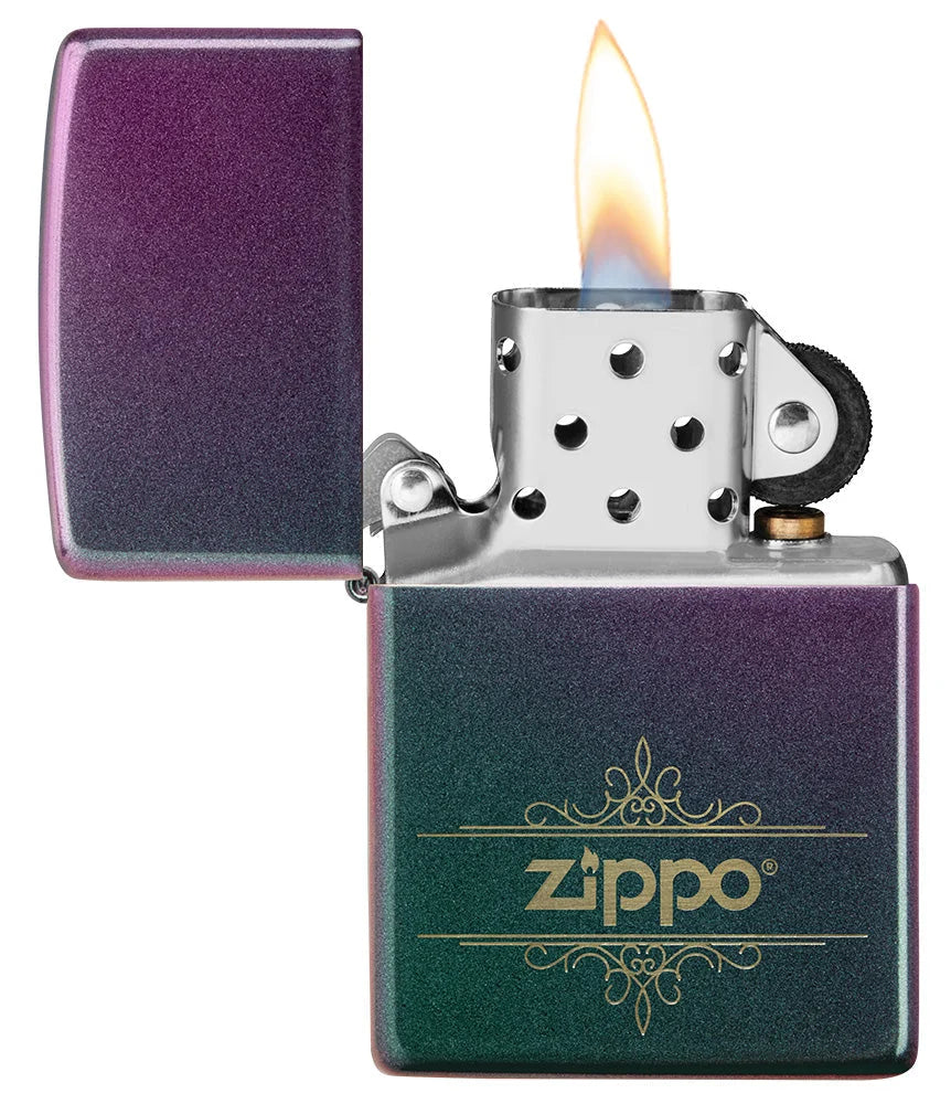 Encendedor Zippo Iridiscente Logo 48079