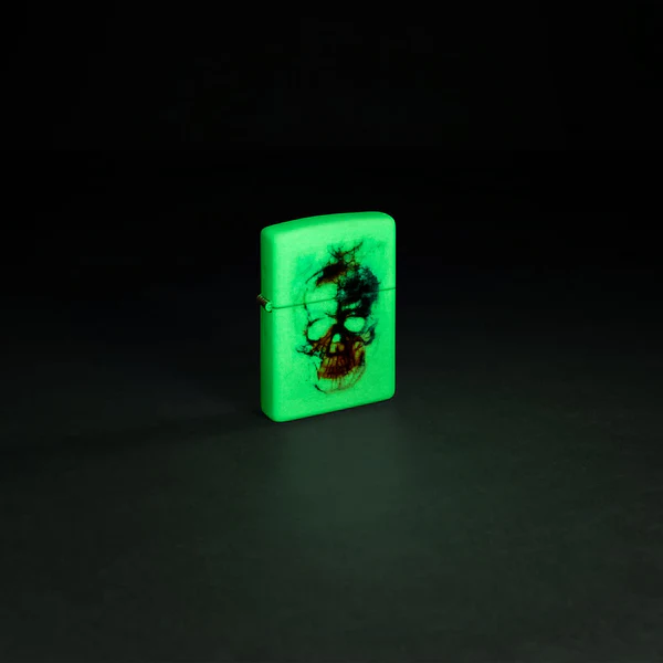 Encendedor Zippo Blanco Calavera Cod 48563