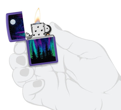 Encendedor Zippo Purpura Aurora Boreal 48565