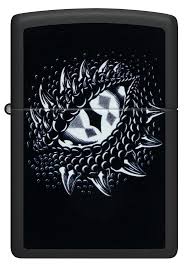 Encendedor Zippo Negro Ojo Dragón 48608