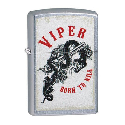 Encendedor Zippo Cromo Serpiente Born 48650