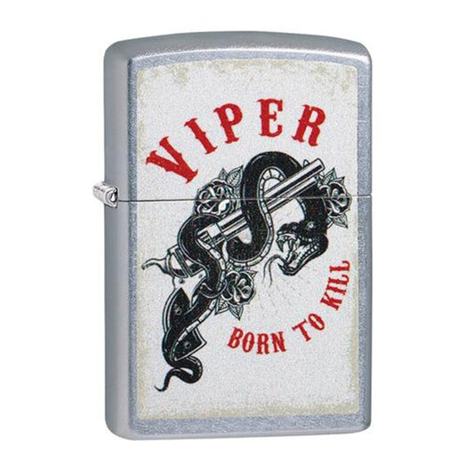 Encendedor Zippo Cromo Serpiente Born 48650
