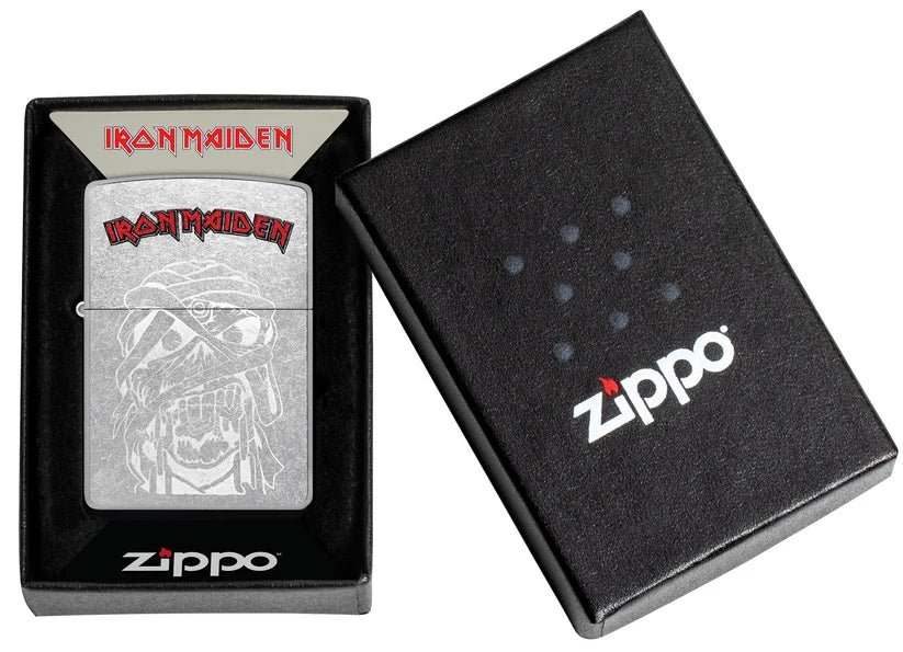 Encendedor Zippo Cromo Iron Maiden Momia 48667