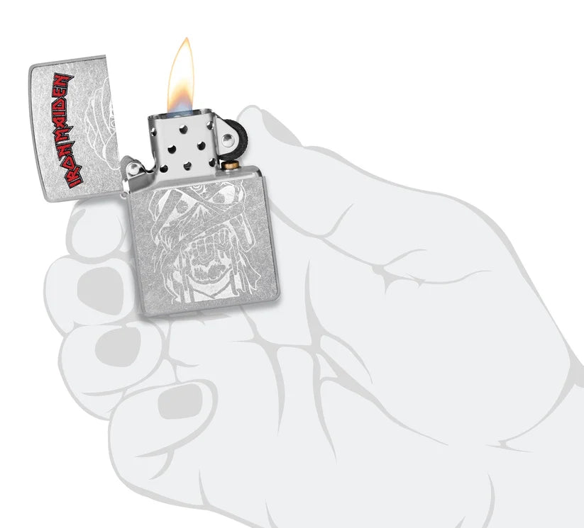 Encendedor Zippo Cromo Iron Maiden Momia 48667
