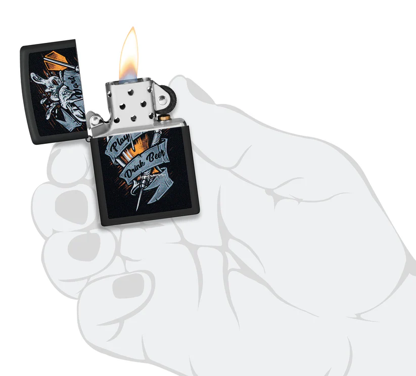 Encendedor Zippo Negro Mate Dardo 48679