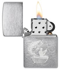 Encendedor Zippo Cromo Pescador 48863