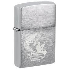 Encendedor Zippo Cromo Pescador 48863