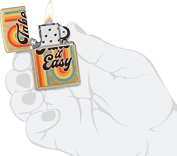 Encendedor Zippo Dorado Take It Easy 48874