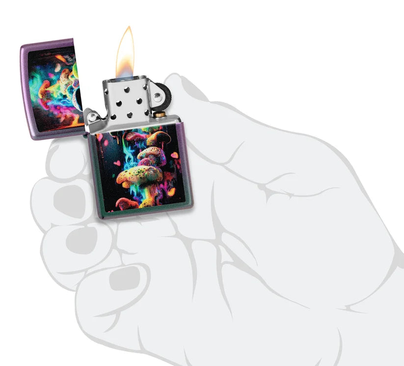 Encendedor Zippo Iridiscente Hongos 48929