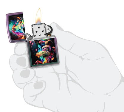 Encendedor Zippo Iridiscente Hongos 48929