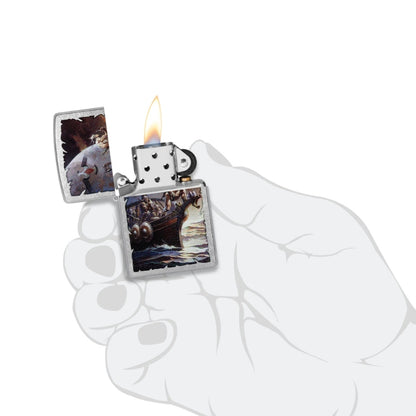Encendedor Zippo Cromo Guerreros 48953