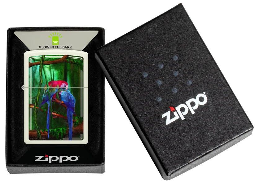 Encendedor Zippo Fluorescente Guacamayas 48972