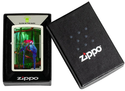 Encendedor Zippo Fluorescente Guacamayas 48972