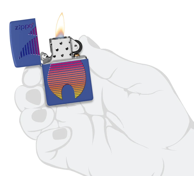 Encendedor Zippo Azul Llama Multicolor 48996