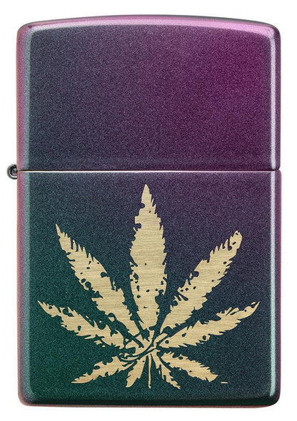 Encendedor Zippo Iridiscente Cannabis Cod 49185