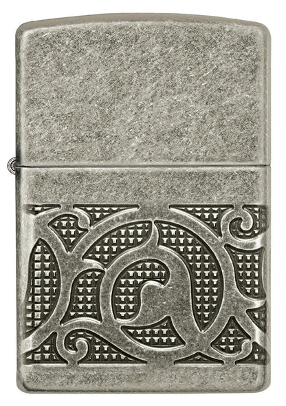 Encendedor Zippo Gris Grabado Medieval Cod 49290