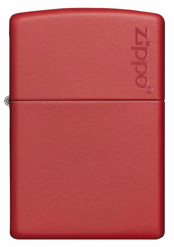 Encendedor Zippo Rojo Mate Con Logo - Cod 233zl