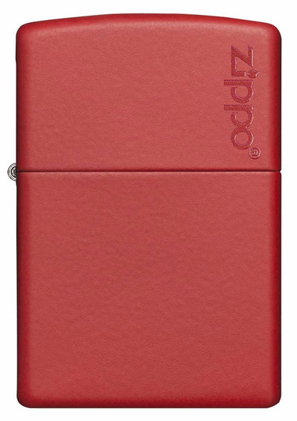 Encendedor Zippo Rojo Mate Con Logo - Cod 233zl