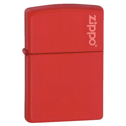 Encendedor Zippo Rojo Mate Con Logo - Cod 233zl