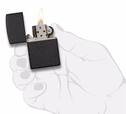 236 Encendedor Zippo Negro Craquelado