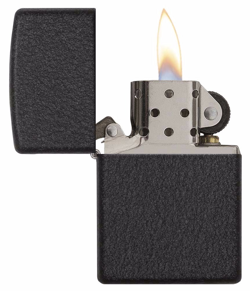 236 Encendedor Zippo Negro Craquelado